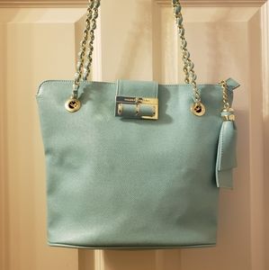 Ivanka Trump purse, beautiful iced baby blue